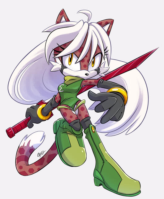 Shizu the Cheetah - Comm. for HiroUey